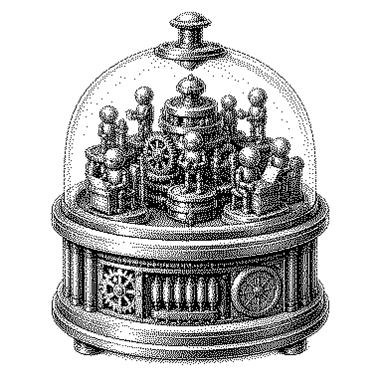 Schichtdiagramm: unten das klassische Betriebssystem und die Hardware, darüber das agentische Betriebssystem mit den benannten Bausteinen Planer, Rechteverwaltung, Gedächtnis und Protokoll, ganz oben mehrere parallel laufende Agenten, die über die Rechteverwaltung auf Werkzeuge wie Web, E-Mail und Datenbank zugreifen.
