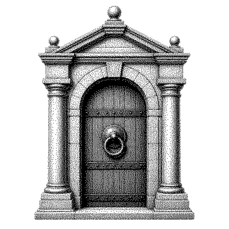 Schema einer API-Anfrage: Links eine App, die eine Anfrage mit Adresse, Methode, Zugangsschlüssel und JSON-Daten an einen API-Endpoint schickt. Rechts der Server mit dem KI-Modell, der eine JSON-Antwort samt Statuscode zurücksendet.