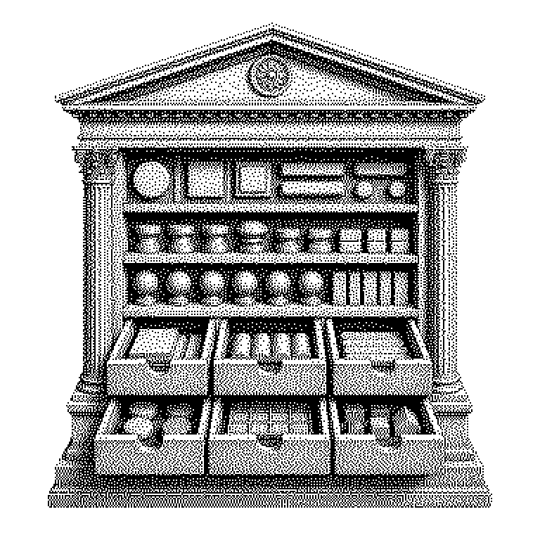Schichtdiagramm eines Design Systems: unten die Tokens mit Farb-, Schrift- und Abstandswerten, darüber die Komponenten wie Knopf, Eingabefeld und Dialog, daneben Designvorlagen und Code-Bibliothek als zwei parallele Ausgabewege, ganz oben die fertigen Apps und Webseiten.