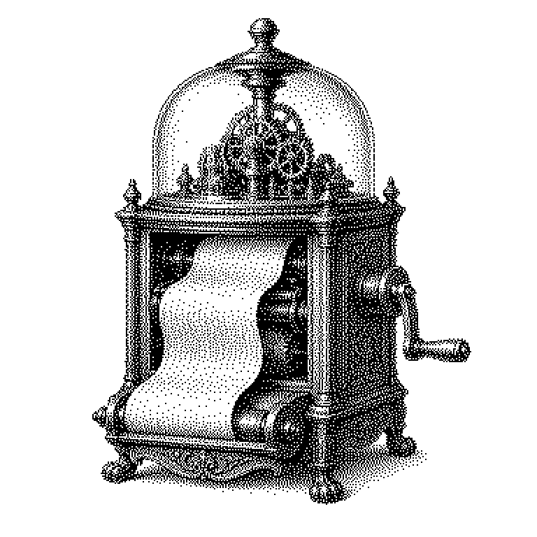 Gegenüberstellung zweier Speicherarten: links eine große Tabelle einzelner Bildpunkte eines Kreises, rechts eine kompakte Rechenvorschrift mit Mittelpunkt und Radius, aus der derselbe Kreis bei beliebiger Vergrößerung scharf erzeugt wird.