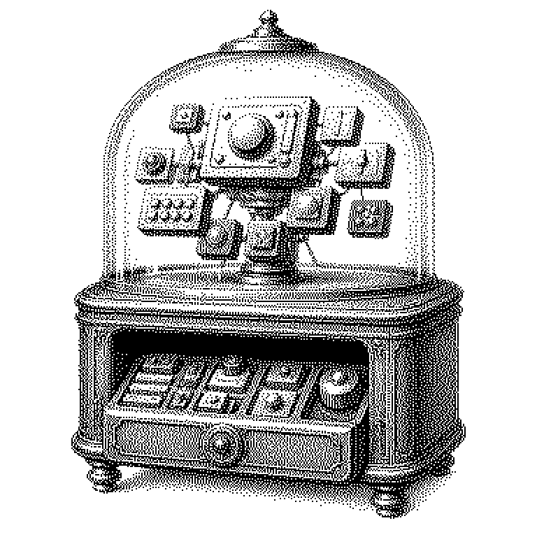 Ablaufskizze: Nutzeranfrage geht an ein Sprachmodell, dieses gibt eine strukturierte Beschreibung im JSON-Format aus, die App wählt daraus vorgefertigte Bausteine wie Diagramm, Karte und Formular und setzt sie zur fertigen Oberfläche zusammen; ein Rückpfeil von einem Klick des Nutzers führt zurück zum Modell.