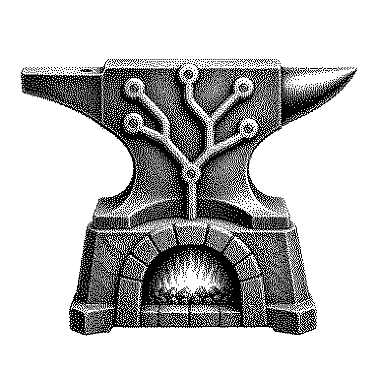 Schema einer Git Forge: links der Rechner eines Entwicklers mit lokaler Kopie, in der Mitte die Forge mit den Bausteinen Repository, Issues, Pull Request und automatischen Tests, rechts weitere Teammitglieder; Pfeile zeigen den Weg einer Änderung vom lokalen Rechner über die Prüfung bis in die Hauptversion.