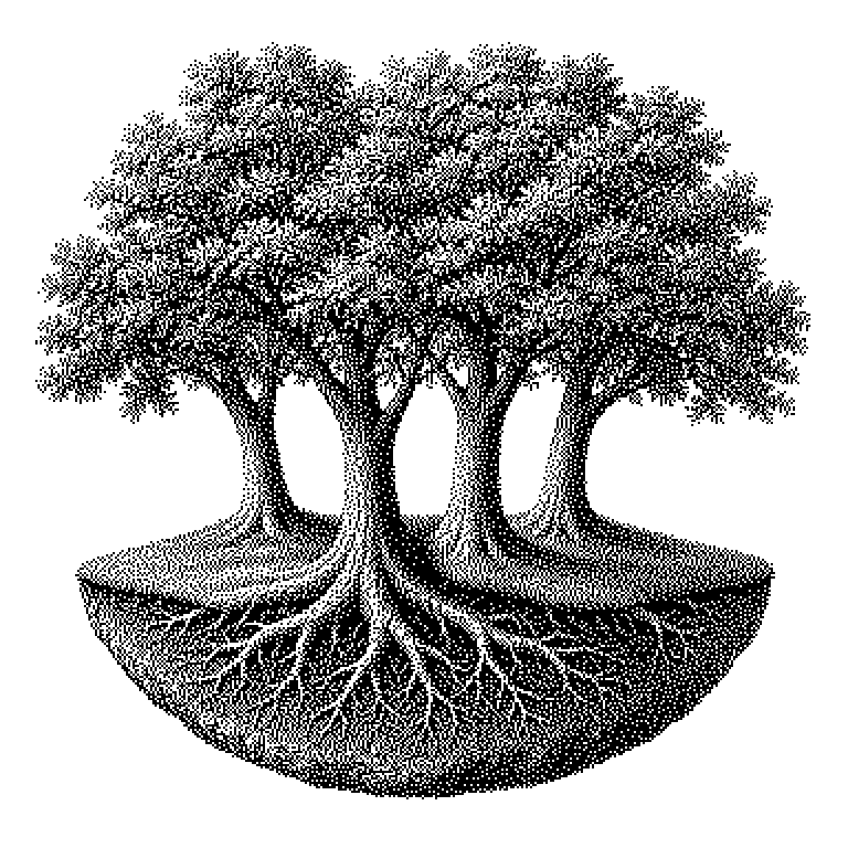 Schema: Ein gemeinsames Git-Archiv in der Mitte, davon abgehend drei Arbeitsordner, jeder mit einer anderen Entwicklungslinie – stabile Version, neue Funktion, Fehlerbehebung.