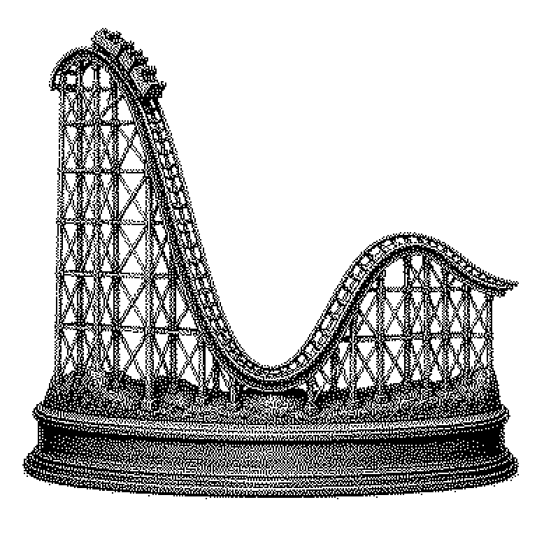 Kurvendiagramm des Hype-Zyklus: Die Achse zeigt links die öffentliche Aufmerksamkeit, unten die Zeit. Die Kurve steigt vom technischen Auslöser steil zum Gipfel der überzogenen Erwartungen, fällt ins Tal der Enttäuschungen, steigt über den Pfad der Erleuchtung an und läuft flach ins Plateau der Produktivität aus.