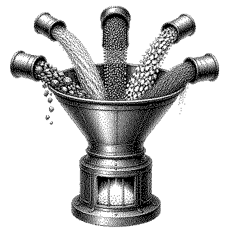 Ablaufskizze einer Ingestion-Pipeline: Links mehrere Quellen (Datenbank, Sensor, PDF-Dokument, Web-Schnittstelle), in der Mitte drei Verarbeitungsschritte (Abholen, Vereinheitlichen des Formats, Schreiben), rechts das Zielsystem (Data Lake beziehungsweise Datenbank). Darunter zwei Betriebsarten als Verzweigung: Stapelverarbeitung zu festen Zeiten und Streaming als laufender Fluss.