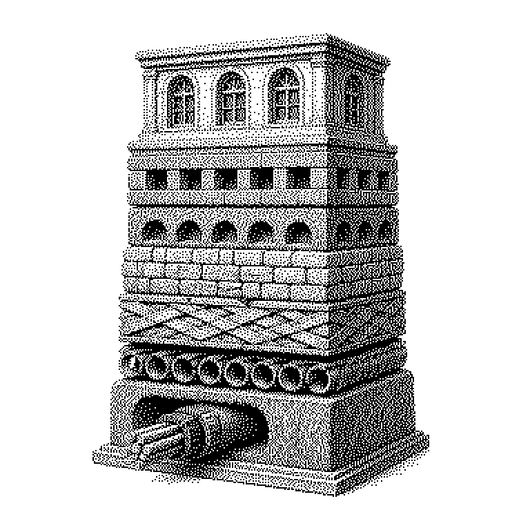 Senkrechter Stapel der sieben ISO/OSI-Schichten von unten nach oben: physikalische Schicht, Sicherungsschicht, Vermittlungsschicht, Transportschicht, Sitzungsschicht, Darstellungsschicht, Anwendungsschicht, jeweils mit Beispielgeräten wie Kabel, Switch und Router daneben.