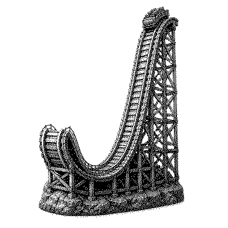 Diagramm mit Zeit auf der waagerechten und Ertrag auf der senkrechten Achse: Die Linie fällt vom Startpunkt zunächst in ein Tal ab und steigt danach steil über das Ausgangsniveau hinaus, sodass sie die Form eines J bildet.