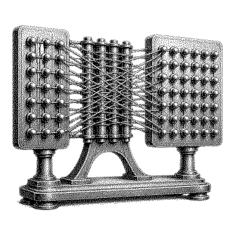 Schema einer Matrixmultiplikation: Eine 3×3-Matrix A und eine 3×3-Matrix B werden miteinander multipliziert. Eine hervorgehobene Zeile aus A und eine hervorgehobene Spalte aus B zeigen, wie deren Einträge paarweise multipliziert und addiert werden, um eine einzelne Zelle der Ergebnismatrix C zu berechnen.