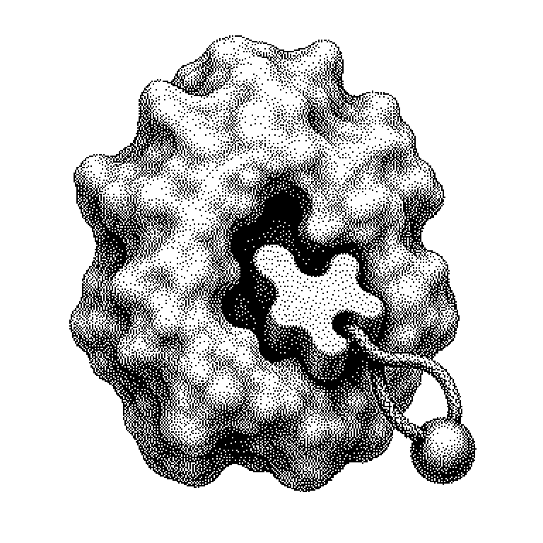 Ablaufschema in vier Schritten: 1. Struktur des Zielproteins mit markiertem Bindungsort, 2. KI-Modell erzeugt eine passende Gegenform, 3. Berechnung der Aminosäure-Abfolge, 4. Herstellung in Bakterien und Messung im Labor, wobei nur wenige Kandidaten die Prüfung bestehen.