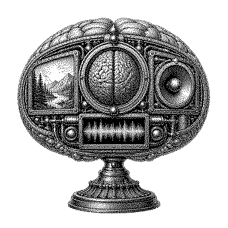 Schema: Links drei Eingänge – Text, Bild und Ton. Text geht durch einen Text-Zerleger, das Bild durch einen Bild-Encoder, der Ton durch einen Audio-Encoder. Alle drei münden in dasselbe gemeinsame Zahlenformat, das in ein zentrales Modell fließt. Rechts die Ausgabe als Antworttext.