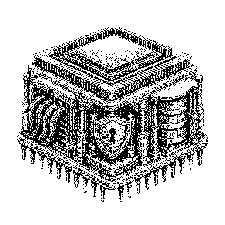 Schema eines AWS-Servers: links der Hauptprozessor mit Kunden-Software, rechts daneben die abgetrennten Nitro-Karten für Netzwerk und Speicher, darunter der schlanke Hypervisor und der Sicherheitschip, verbunden durch Pfeile für den Datenfluss.