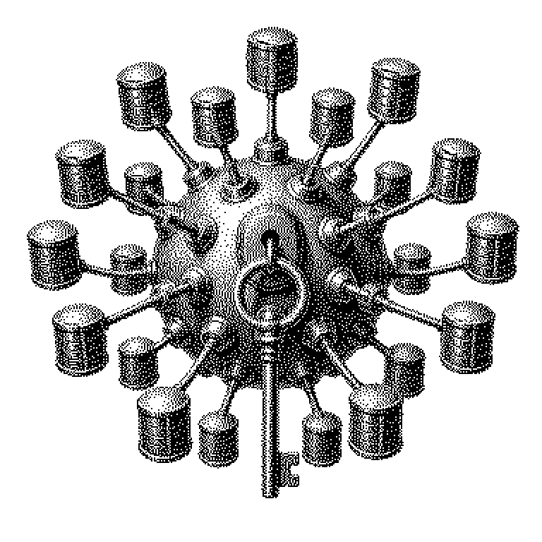 Schema: Ein Nutzer signiert mit seinem geheimen Schlüssel einen Beitrag und sendet ihn an drei unabhängige Relay-Server; die App eines zweiten Nutzers fragt dieselben Relays ab und setzt daraus eine Zeitleiste zusammen.