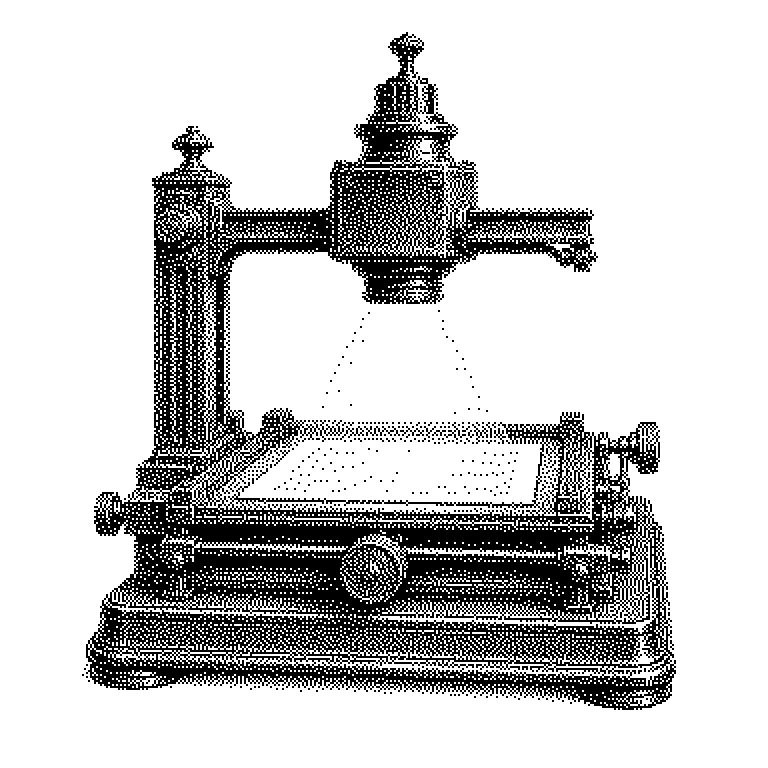 Ablaufskizze der optischen Zeichenerkennung: gescanntes Dokument, Bildaufbereitung mit Geraderücken und Entrauschen, Erkennung der Textbereiche, Zerlegung in Zeilen und Zeichen, Zeichenerkennung durch ein neuronales Netz, Ausgabe als durchsuchbarer Text.