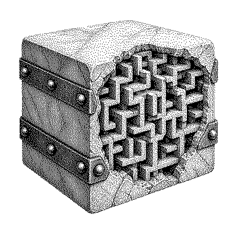Schema einer KI-Antwort: Links die Nutzerfrage, in der Mitte ein grau hinterlegter, mit Start- und Endmarkierung abgegrenzter Reasoning Block mit Zwischenschritten und einem verworfenen Ansatz, rechts die daraus abgeleitete kurze Endantwort. Ein Pfeil zeigt, dass die Software den mittleren Block vor der Anzeige im Chatfenster herausschneidet.