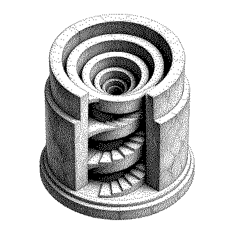 Schema eines Modells mit Recurrent Depth: Links Eingangsblock, der Text in Zahlen umwandelt, in der Mitte ein wiederholter Rechenblock mit Pfeil, der zurück auf seinen eigenen Eingang zeigt und mit der Zahl der Runden beschriftet ist, rechts Ausgangsblock, der Zahlen wieder in Text übersetzt. Daneben zum Vergleich ein klassisches Modell mit vielen unterschiedlichen, einmal durchlaufenen Stufen.